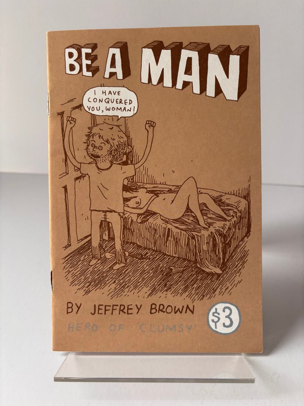 Be a Man Jeffrey Brown Top Shelf Minicomic 2004 Clumsy Autobio Comic
